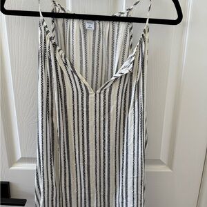 Old Navy Black and White Striped Top